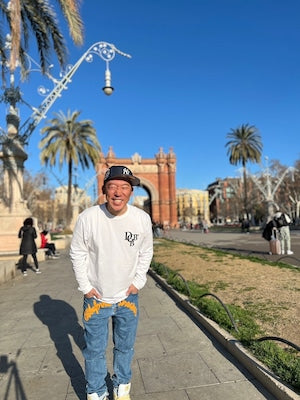 Classic long sleeve T-shirt（BLACK/WHITE）