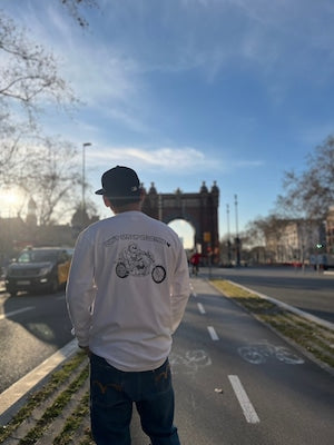 Classic long sleeve T-shirt（BLACK/WHITE）