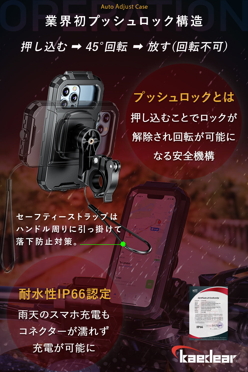 スマートロック+オートアジャストケース KDR-M18SL