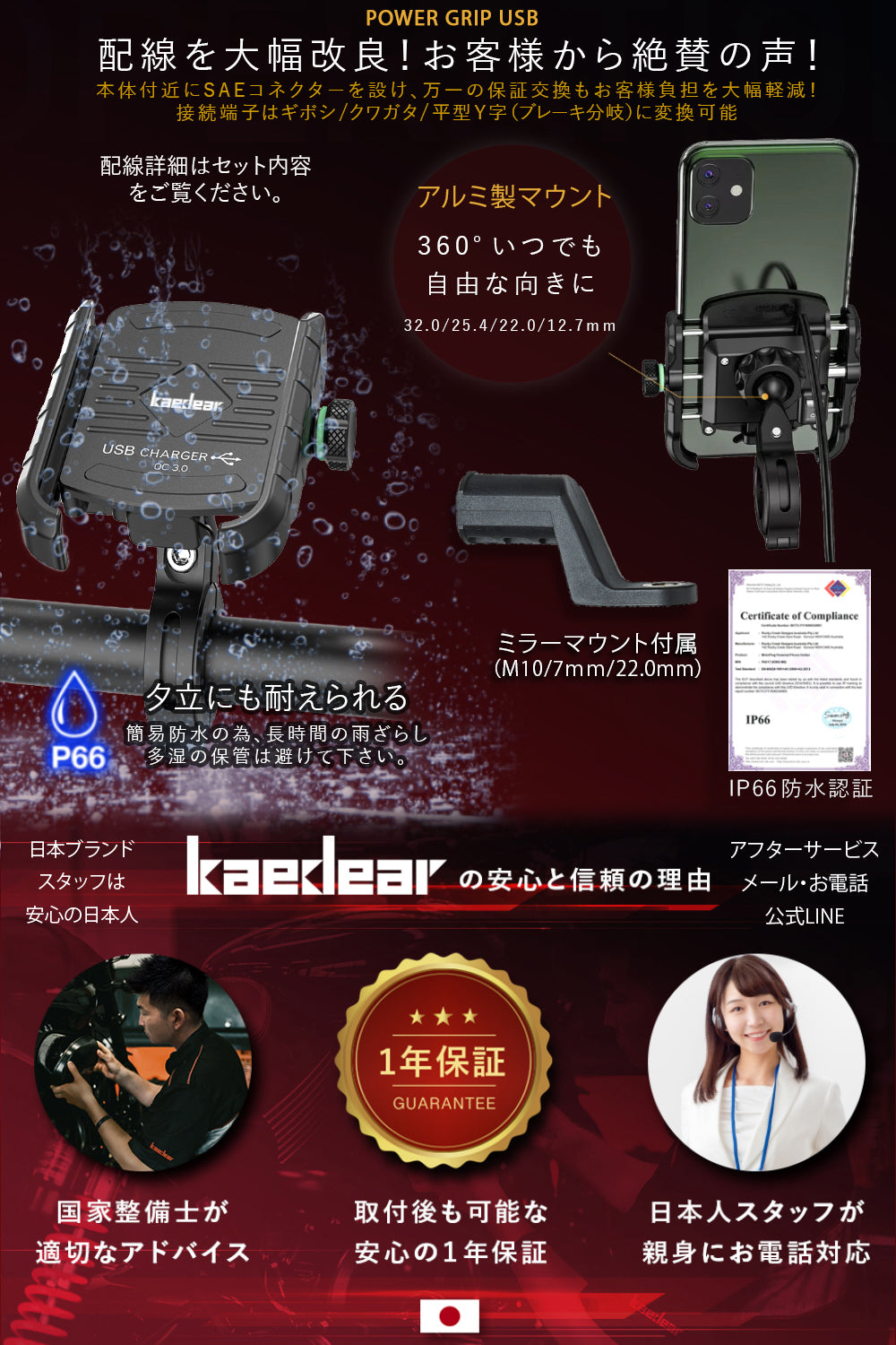 Power Grip USB KDR-M8